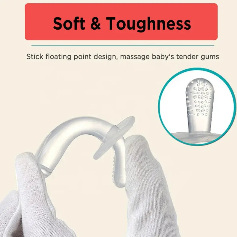 Silicone Soft Teething Stick - BPA Free Oral Care Toy